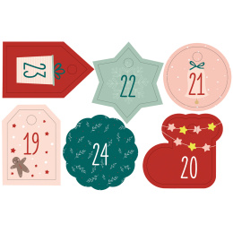 Advet Kalender Jutebeutel 24er-Pack  in der Gruppe Basteln & Hobby / Basteln / Basteln und DIY bei Pen Store (131642)