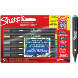Creative Marker Bullet Tip 5er-Pack in der Gruppe Stifte / Künstlerstifte / Acrylmarker bei Pen Store (131697)