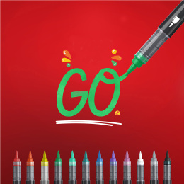 Creative Marker Brush Tip 5er-Pack in der Gruppe Stifte / Künstlerstifte / Acrylmarker bei Pen Store (131699)