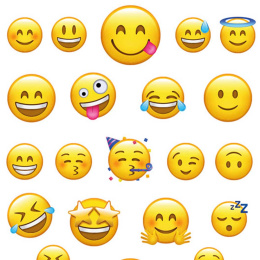 Stickers Emojis 3 Blatt in der Gruppe Kids / Spaß und Lernen / Aufkleber für Kinder bei Pen Store (131879)