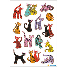 Stickers Katzen 3 Blatt in der Gruppe Kids / Spaß und Lernen / Stickers bei Pen Store (131883)