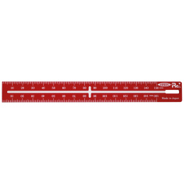 Stahllineal 15 cm Rot in der Gruppe Basteln & Hobby / Hobbyzubehör / Lineale bei Pen Store (131939)