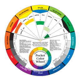 Pocket Color Wheel 13 cm in der Gruppe Künstlerbedarf / Künstlerzubehör / Werkzeug und Zubehör bei Pen Store (131941)