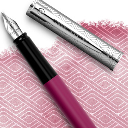 Allure Deluxe Metal & Pink Füllfederhalter Fine in der Gruppe Stifte / Fine Writing / Füllfederhalter bei Pen Store (132014)