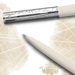 Allure Deluxe Metal & White Kugelschreiber in der Gruppe Stifte / Fine Writing / Kugelschreiber bei Pen Store (132018)