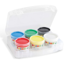 Fingerfarbe Basic-set 6x100g in der Gruppe Kids / Basteln für Kinder / Fingerfarben bei Pen Store (132082)