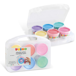 Fingerfarbe Pearlescent-set 6x100g in der Gruppe Kids / Basteln für Kinder / Fingerfarben bei Pen Store (132084)