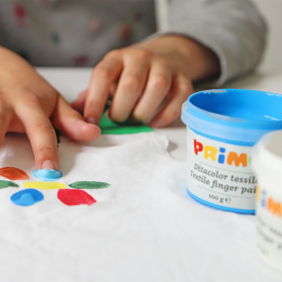 Fingerfarbe für Textilien Basic-set 6x100g in der Gruppe Kids / Basteln für Kinder / Fingerfarben bei Pen Store (132088)