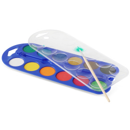 Aquarell 12er-Set Ø30 + pinsel in der Gruppe Kids / Basteln für Kinder / Wasserfarben für Kinder bei Pen Store (132090)