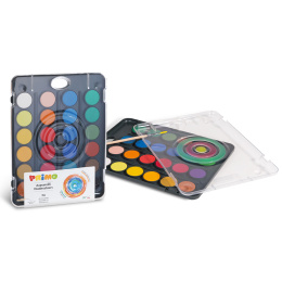 Aquarell 24er-Set Ø30 + pinsel in der Gruppe Kids / Basteln für Kinder / Wasserfarben für Kinder bei Pen Store (132093)