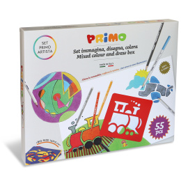 Colour box Mixed colour & draw 55er-Set in der Gruppe Kids / Spaß und Lernen / Bastelboxen bei Pen Store (132107)