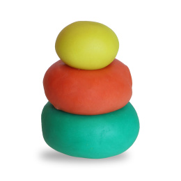 Knete Basic 3x100g in der Gruppe Kids / Basteln für Kinder / Basteln mit Ton bei Pen Store (132133)