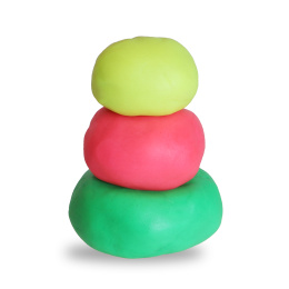 Knete Fluo 3x100g in der Gruppe Kids / Basteln für Kinder / Basteln mit Ton bei Pen Store (132134)