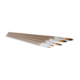 Pinsel mit runder Spitze 5er-Set Aquarell in der Gruppe Künstlerbedarf / Pinsel / Aquarellpinsel bei Pen Store (132223)