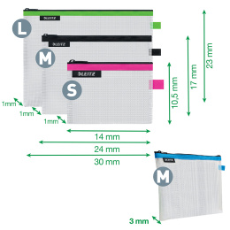 Water-resistant travel pocket 4-pack in der Gruppe Stifte / Schreibwaren / Schreibetuis und weitere Etuis bei Pen Store (132355)