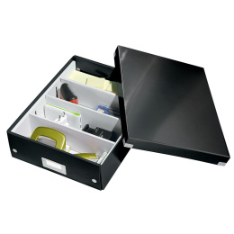 Sortierbox Click&Store Medium Schwarz in der Gruppe Basteln & Hobby / Organisieren / Aufbewahrungsboxen bei Pen Store (132366)
