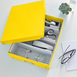 Sortierbox Click&Store Medium Gelb in der Gruppe Basteln & Hobby / Organisieren / Aufbewahrungsboxen bei Pen Store (132368)