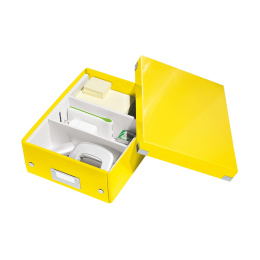 Sortierbox Click&Store Small Gelb in der Gruppe Basteln & Hobby / Organisieren / Aufbewahrungsboxen bei Pen Store (132371)