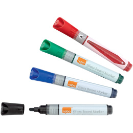 Whiteboard marker für Glasboards 4er-Set in der Gruppe Stifte / Etikettierung und Büro / Whiteboard Marker bei Pen Store (132387)