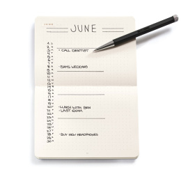 Bullet Journal Pocket 3er-Pack Black in der Gruppe Papier & Blöcke / Schreiben und Notizen / Notizblock und Notizhefte bei Pen Store (132551)