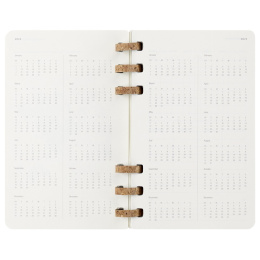 Spiral Planner 12M Soft Cover Large Black  in der Gruppe Papier & Blöcke / Kalender und Terminkalender / 12 Monate Tageskalender bei Pen Store (132587)