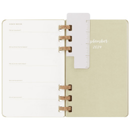 Spiral Planner 12M Hard Cover Large Kiwi Green in der Gruppe Papier & Blöcke / Kalender und Terminkalender / 12 Monate Tageskalender bei Pen Store (132588)