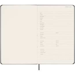 Kalender Undatiert WeekNote Large Black  in der Gruppe Papier & Blöcke / Kalender und Terminkalender / 12 Monate Tageskalender bei Pen Store (132589)