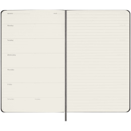 Kalender Undatiert WeekNote Large Black  in der Gruppe Papier & Blöcke / Kalender und Terminkalender / 12 Monate Tageskalender bei Pen Store (132589)