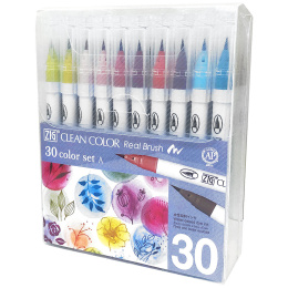 Clean Color Real Brush 30er-set A in der Gruppe Stifte / Künstlerstifte / Pinselstifte bei Pen Store (132604)