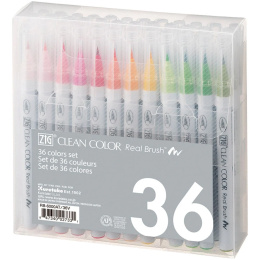 Clean Color Real Brush 36er-set in der Gruppe Stifte / Künstlerstifte / Pinselstifte bei Pen Store (132605)