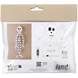 Mini DIY Kit Papierdekoration Skelett (ab 5 Jahren) in der Gruppe Basteln & Hobby / Feiertage und Jahreszeiten / Halloween bei Pen Store (132625)