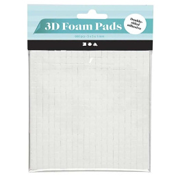 3D-Klebepads 5x5mm 800 Stck in der Gruppe Basteln & Hobby / Basteln / Scrapbooking bei Pen Store (132710)