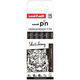 Pin Fineliner 5er-Set Sketching in der Gruppe Stifte / Schreiben / Fineliner bei Pen Store (132729)