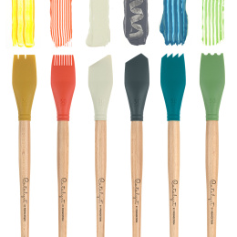 Catalyst Malwerkzeug Silicone No 5 30 mm Orange in der Gruppe Künstlerbedarf / Atelier / Malmesser bei Pen Store (132798)