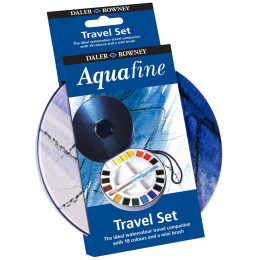 Aquarellfarbe Travel set Tin 18 ½ -Näpfe in der Gruppe Künstlerbedarf / Künstlerfarben / Aquarell bei Pen Store (132937)