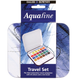 Aquarellfarbe Travel set Tin 24 ½ -Näpfe in der Gruppe Künstlerbedarf / Künstlerfarben / Aquarell bei Pen Store (132938)