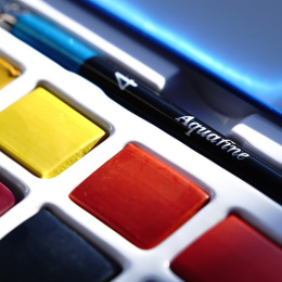 Aquarellfarbe Travel set Tin 24 ½ -Näpfe in der Gruppe Künstlerbedarf / Künstlerfarben / Aquarell / Aquarellfarbe im Napf bei Pen Store (132938)