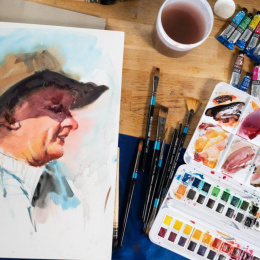 Aquarellfarbe Studio 48 ½ -Näpfe in der Gruppe Künstlerbedarf / Künstlerfarben / Aquarell / Aquarellfarbe im Napf bei Pen Store (132940)