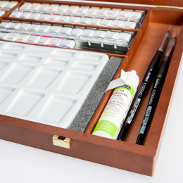 Horadam Aquarell Wood 140-er Set in der Gruppe Künstlerbedarf / Künstlerfarben / Aquarell / Aquarellfarbe im Napf bei Pen Store (132973)