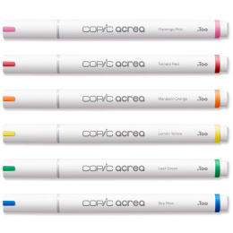 Acrea Paint Marker 6-er Set Vivid Colours in der Gruppe Stifte / Künstlerstifte / Marker bei Pen Store (133046)