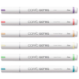 Acrea Paint Marker 6-er Set Light Colours in der Gruppe Stifte / Künstlerstifte / Marker bei Pen Store (133047)