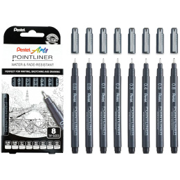 Pointliner 8er-Set in der Gruppe Stifte / Schreiben / Fineliner bei Pen Store (133077)