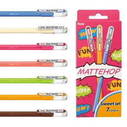 Mattehop Gelschreiber Sweet Colours 7er-Pack in der Gruppe Stifte / Schreiben / Gelschreiber bei Pen Store (133080)