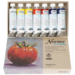 Norma Blue Ölfarbe 7x35 ml in der Gruppe Künstlerbedarf / Künstlerfarben / Ölfarbe bei Pen Store (133140)