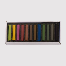 Soft Pastels Dark 12er-Set in der Gruppe Künstlerbedarf / Buntstifte und Bleistifte / Ölpastellkreide bei Pen Store (133363)