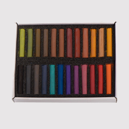 Soft Pastels Dark 24er-Set in der Gruppe Künstlerbedarf / Künstlerfarben / Pastell bei Pen Store (133368)