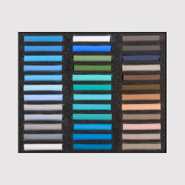 Soft Pastels Marine 36er-Set in der Gruppe Künstlerbedarf / Buntstifte und Bleistifte / Ölpastellkreide bei Pen Store (133375)