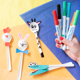 Decor Materials Paint Markers 12er-Pack in der Gruppe Kids / Stifte für Kinder / 5+ Jahre bei Pen Store (133760)