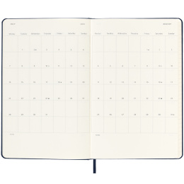 12M Daily Kalender 2025 Hardcover Large Black in der Gruppe Papier & Blöcke / Kalender und Terminkalender / 12 Monate Tageskalender bei Pen Store (133761)