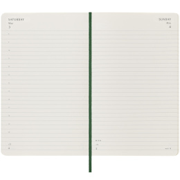 12M Daily Kalender 2025 Hardcover Large Myrtle Green in der Gruppe Papier & Blöcke / Kalender und Terminkalender / 12 Monate Tageskalender bei Pen Store (133763)